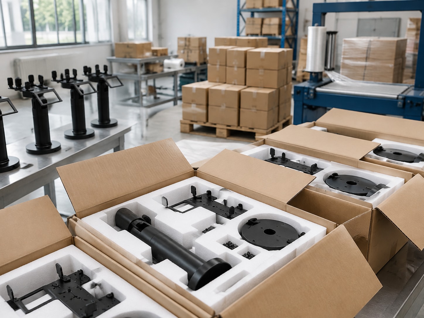 Packaging film sealing equipment in the Haiyuan factory