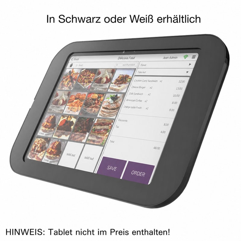 Abschließbare Tablet-Halterung für Theke und Wand, Detailansicht 2