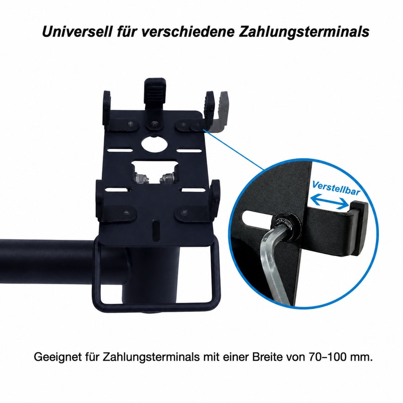 Höhenverstellbarer VESA-POS-Ständer, Kompatibilitätsansicht 1