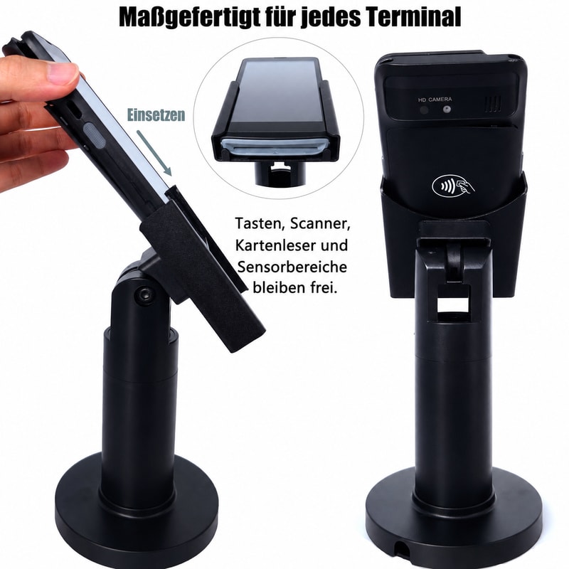 POS-Terminalständer für Kozen P5 / PAX A77, Kompatibilitätsansicht 1