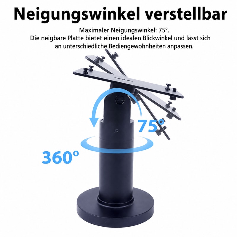 Diebstahlgeschützte POS-Halterung für PAX A30, Bewegungsansicht 1