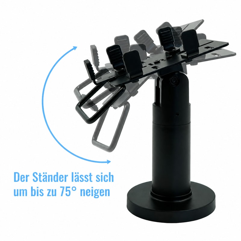 POS-Masthalterung, Bewegungsansicht 1