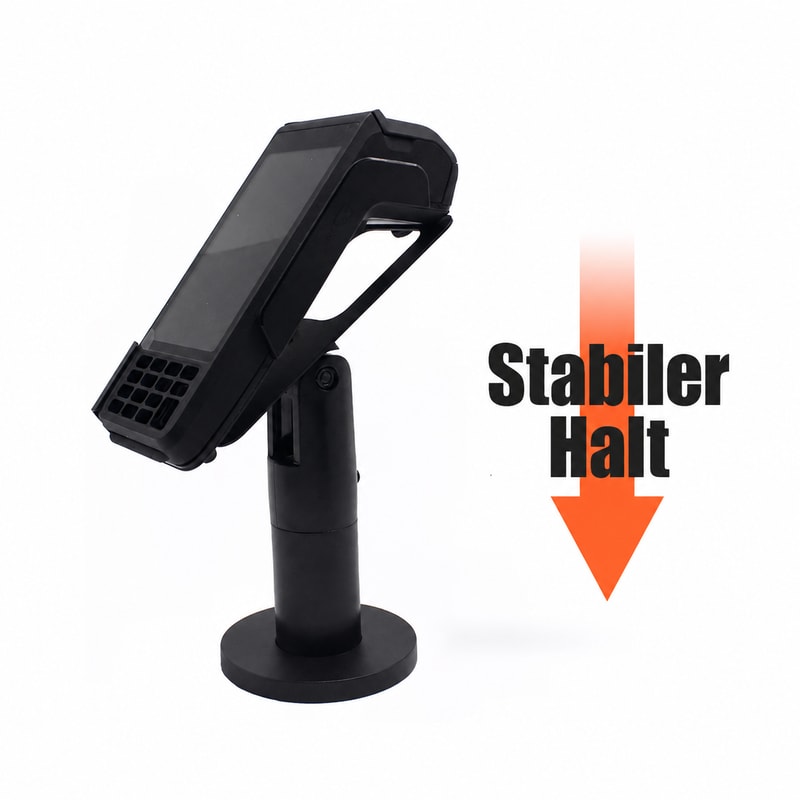Verstellbare POS-Halterung für Sunmi P3, Konstruktionsansicht 1