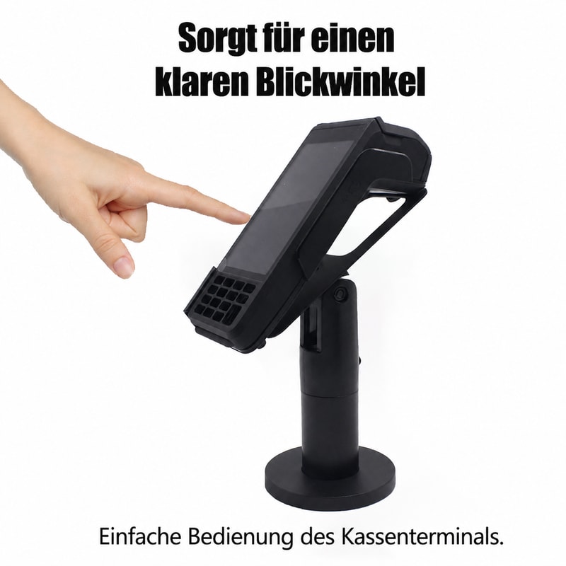 Verstellbare POS-Halterung für Sunmi P3, Bedienungsansicht 1
