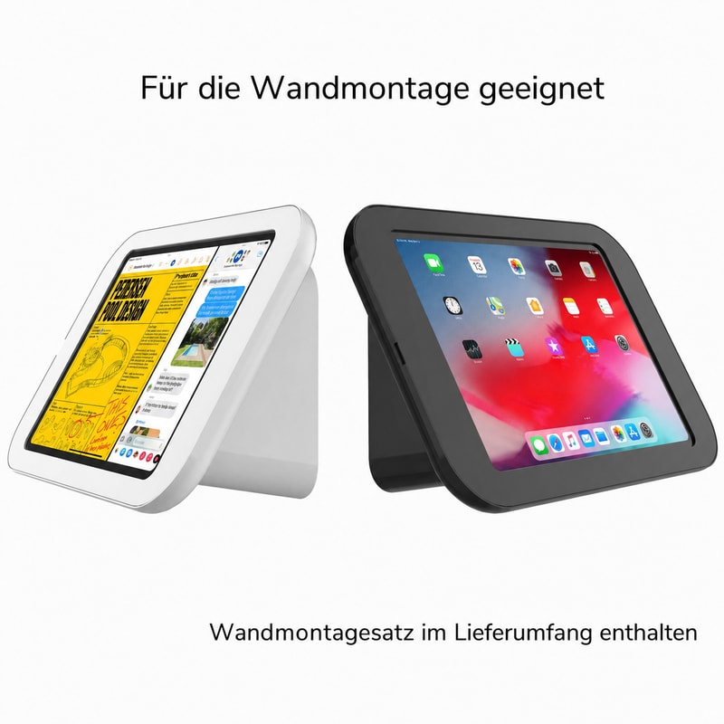 Abschließbare iPad-Theken-/Wandhalterung 9,7–11 Zoll, Anwendungsansicht 1