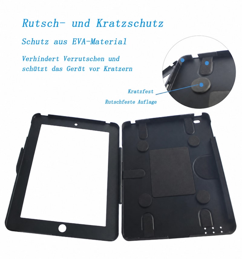 Abschließbare Wandhalterung für das 9,7-Zoll-iPad, Konstruktionsansicht 1