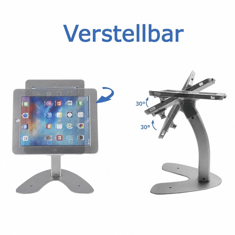 Abschließbarer Displayständer für 9,7-Zoll-Tablets, Bewegungsansicht 3