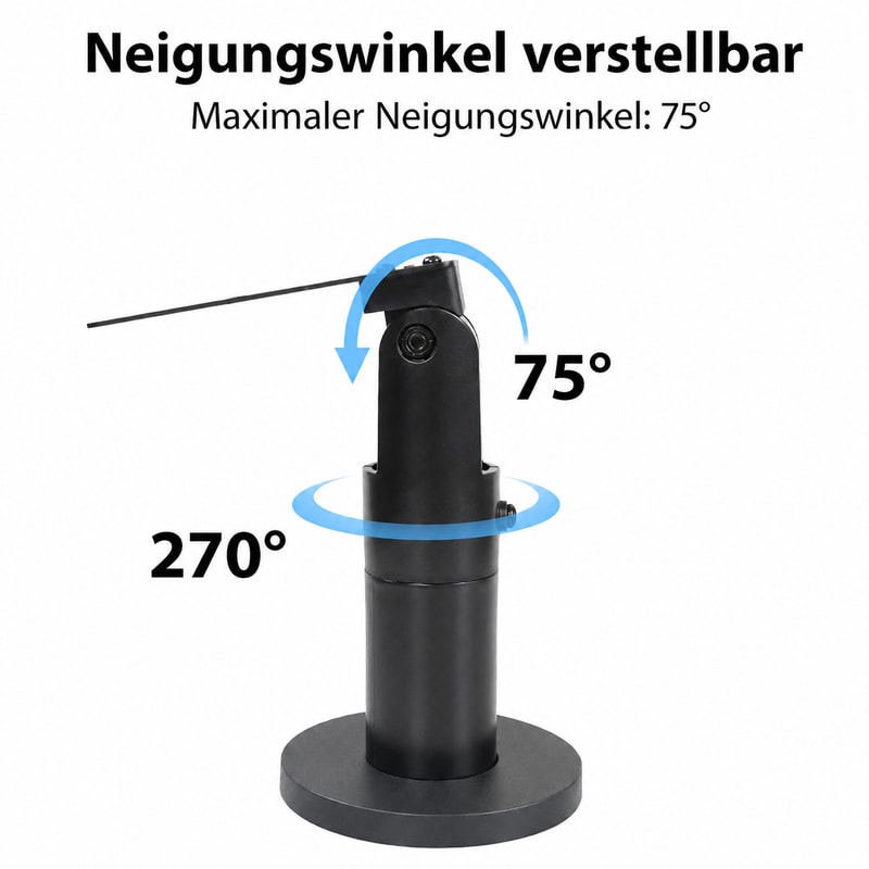 Um 270 Grad schwenkbare POS-Halterung für WizarPOS P1, Bewegungsansicht 1