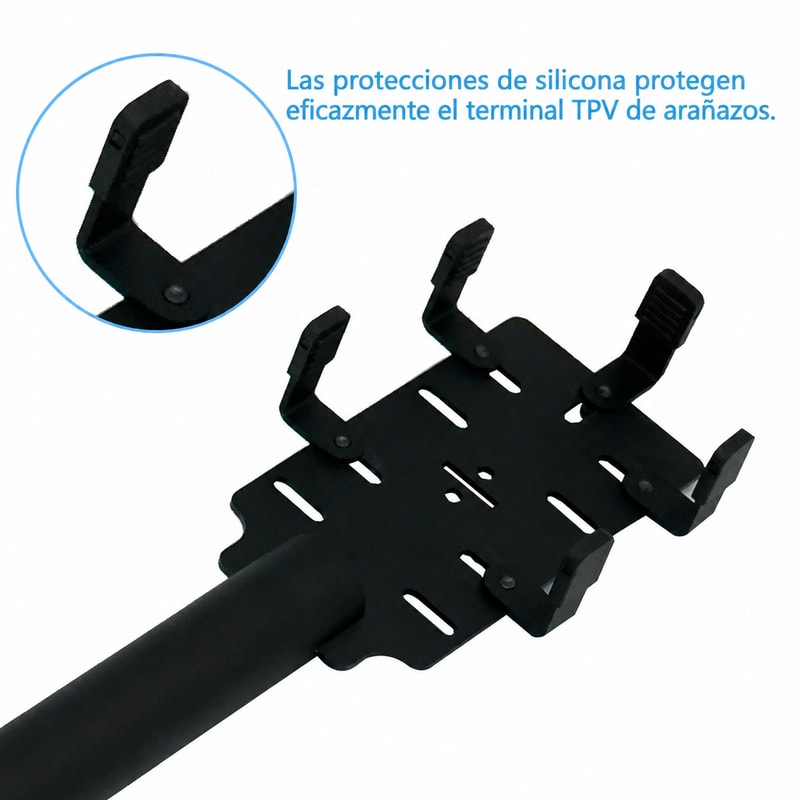 Soporte de brazo largo para terminal POS, vista de construcción 1