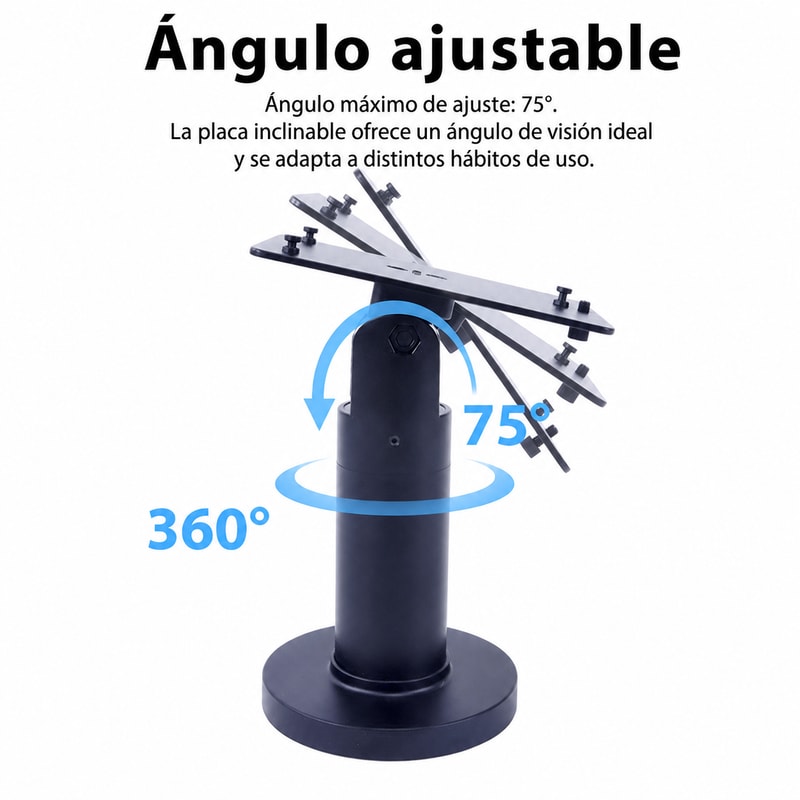 Soporte POS antirrobo para PAX A30, vista del movimiento 1