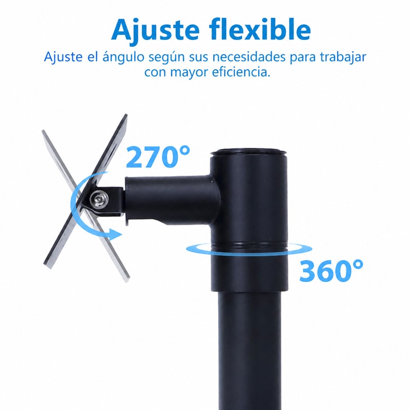 Soporte de poste POS VESA de altura ajustable, vista de movimiento 1