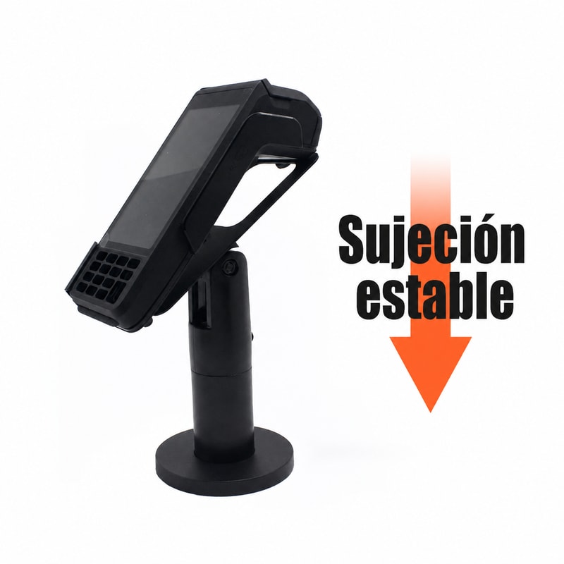 Soporte POS ajustable para Sunmi P3, vista de construcción 1