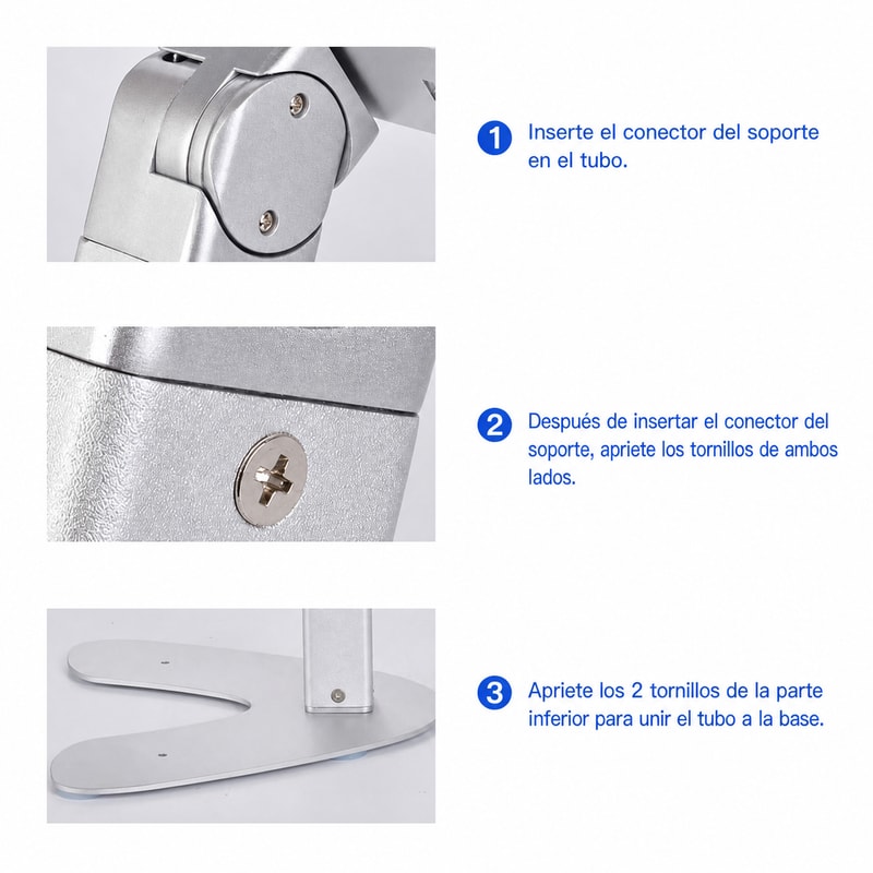 Soporte expositor con cerradura para tablet de 9,7 pulgadas, vista de instalación 1