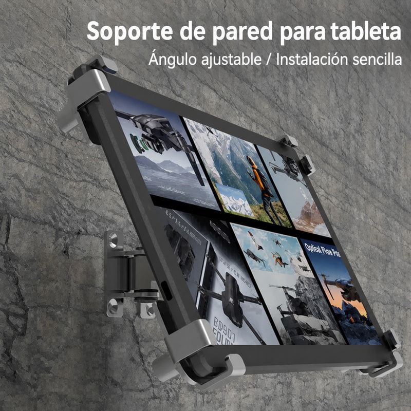 Soporte mural ajustable para tablet de 10–13 pulgadas, vista de aplicación 1