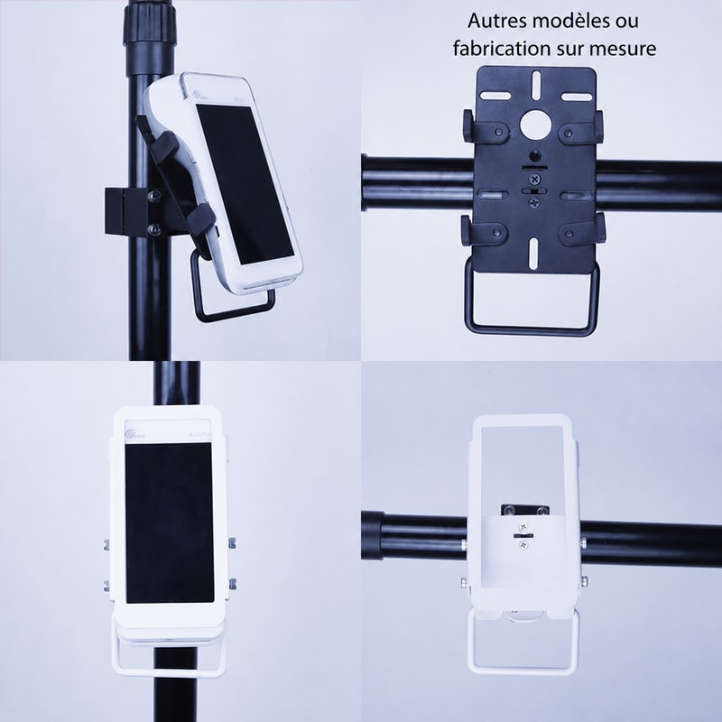 Support de terminal POS PAX A920 pour bus, vue de la configuration 1