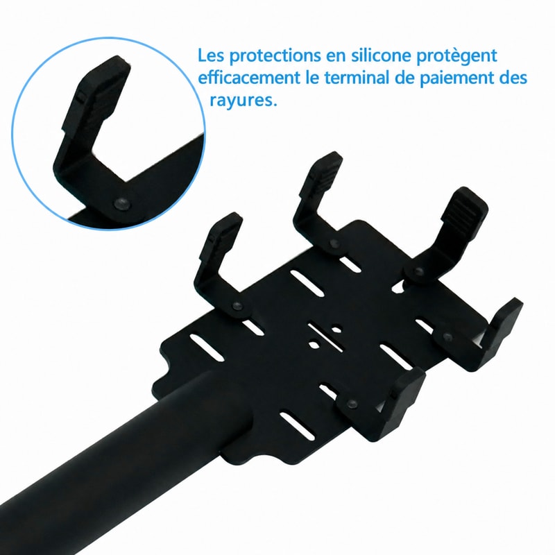 Support à bras long pour terminal POS, vue de la construction 1
