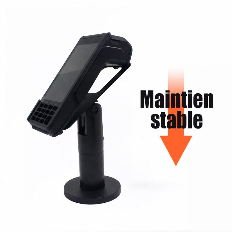 Support POS réglable pour Sunmi P3, vue de la construction 1