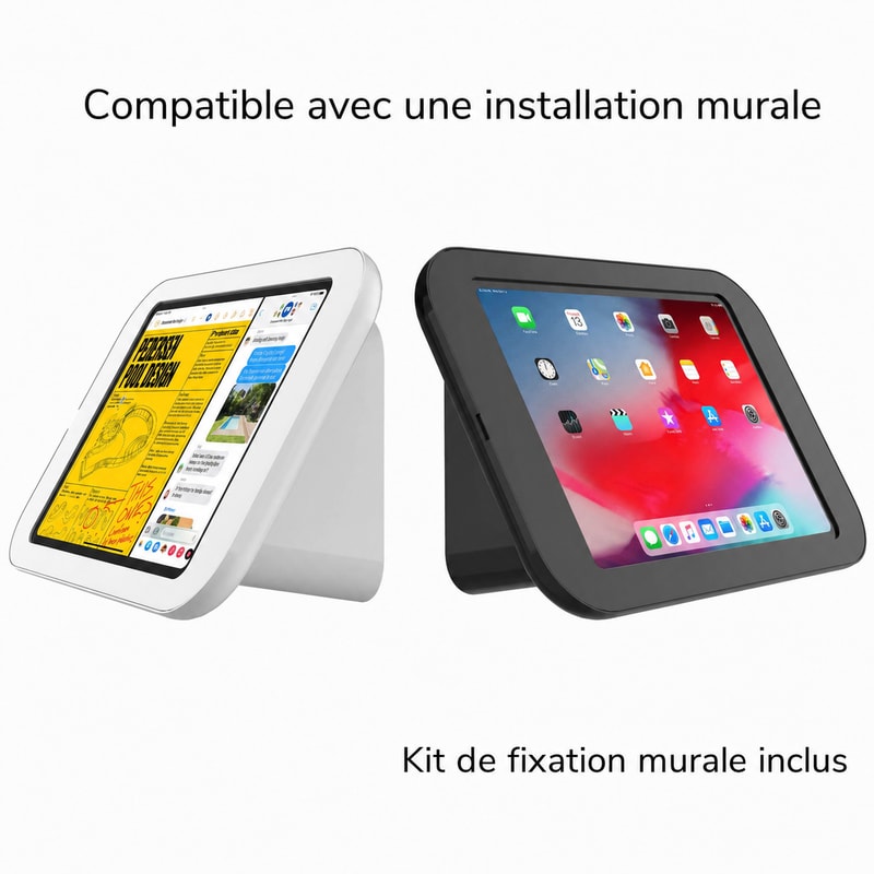 Support iPad verrouillable comptoir/mur 9,7–11 pouces, vue d’application 1