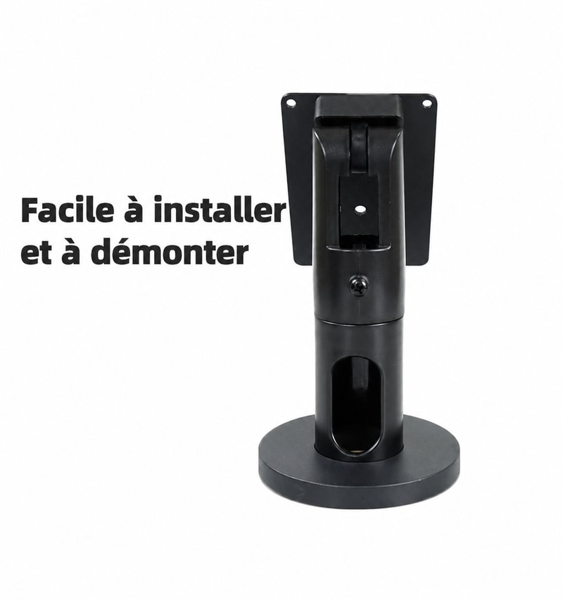 Support POS pivotant à 270 degrés pour WizarPOS P1, vue de l’installation 1