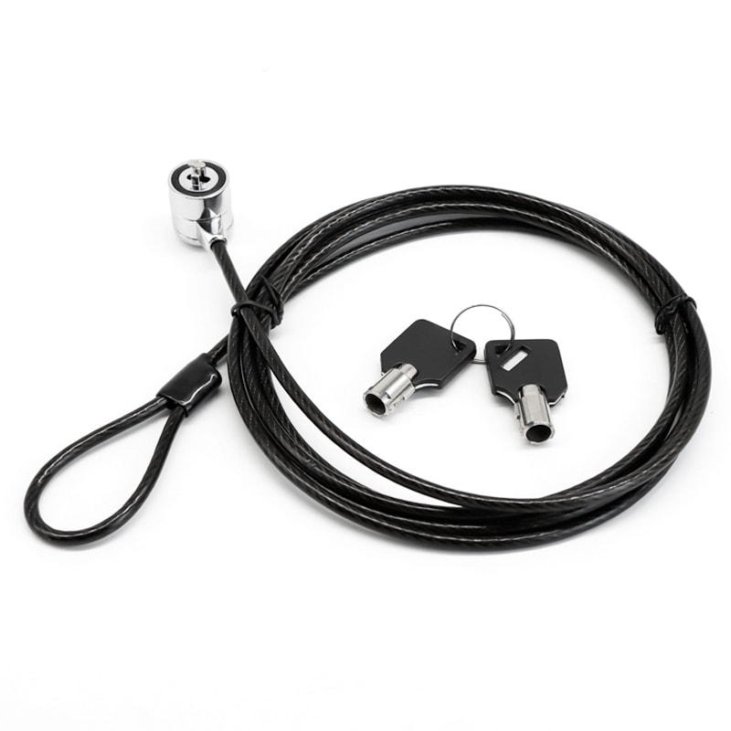 2 m Keyed Laptop Security Cable