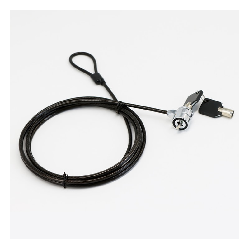 2 m Keyed Laptop Security Cable, feature view 2