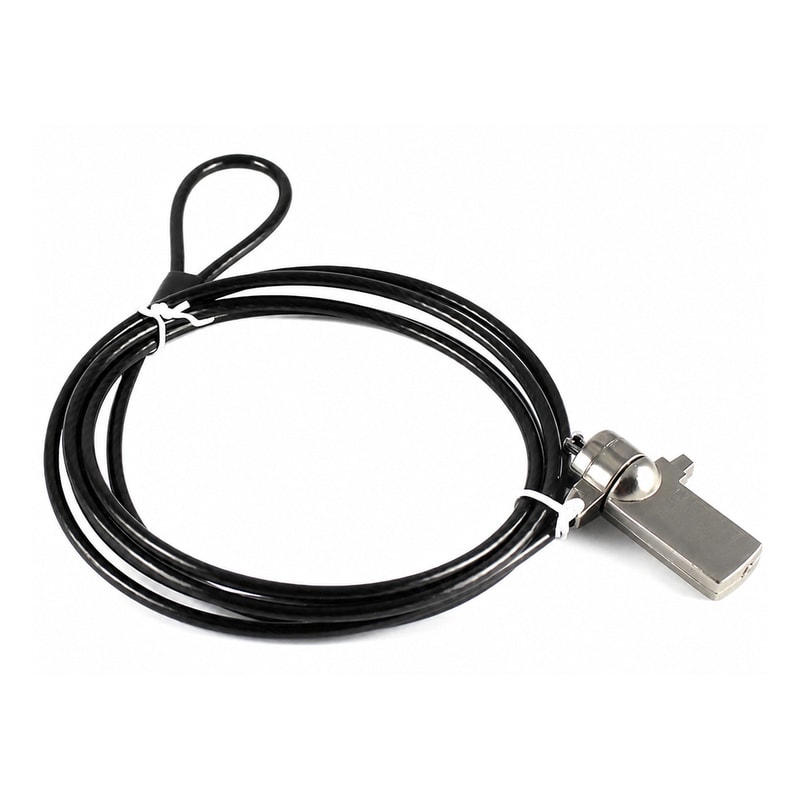 1.1 m Silver Laptop Combination Cable Lock, feature view 2