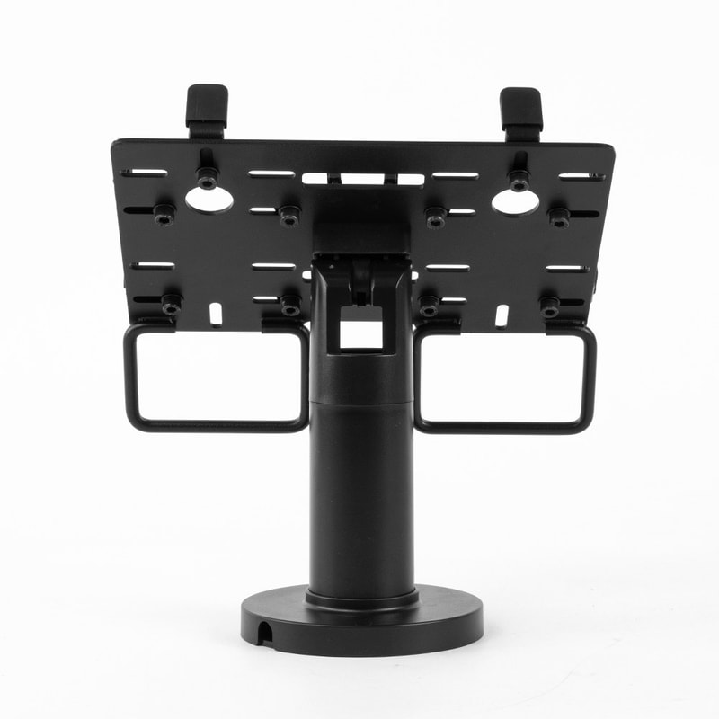 Dual POS Terminal Stand for Two Card Readers, configuration view 1