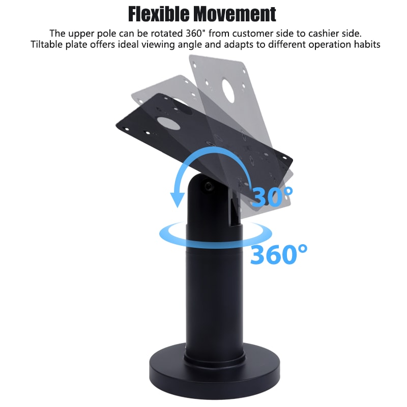 Adjustable VESA POS Display Stand, movement view 1