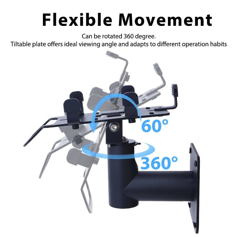 360 Degree Rotation POS Mount Stand for Wall, construction view 1