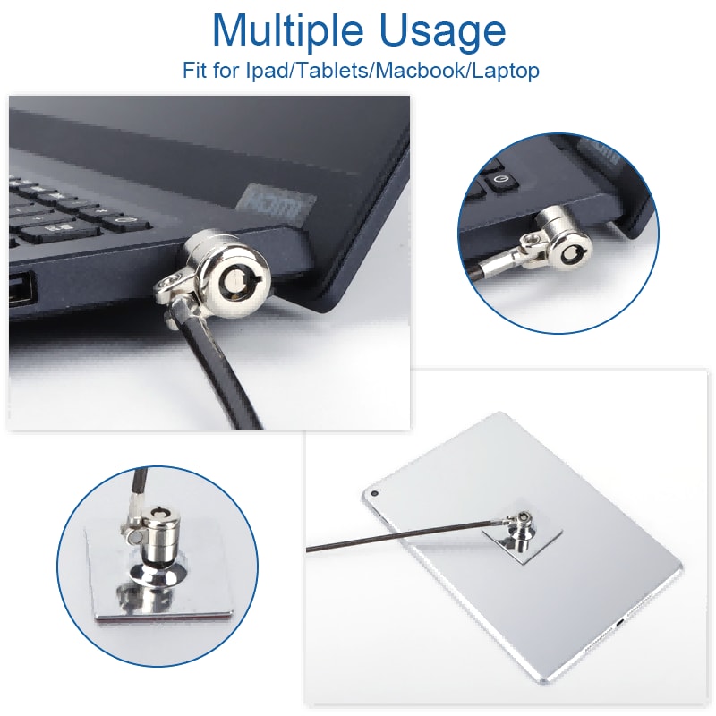 Twin-Head NanoSaver Cable Lock for Lenovo, compatibility view 2