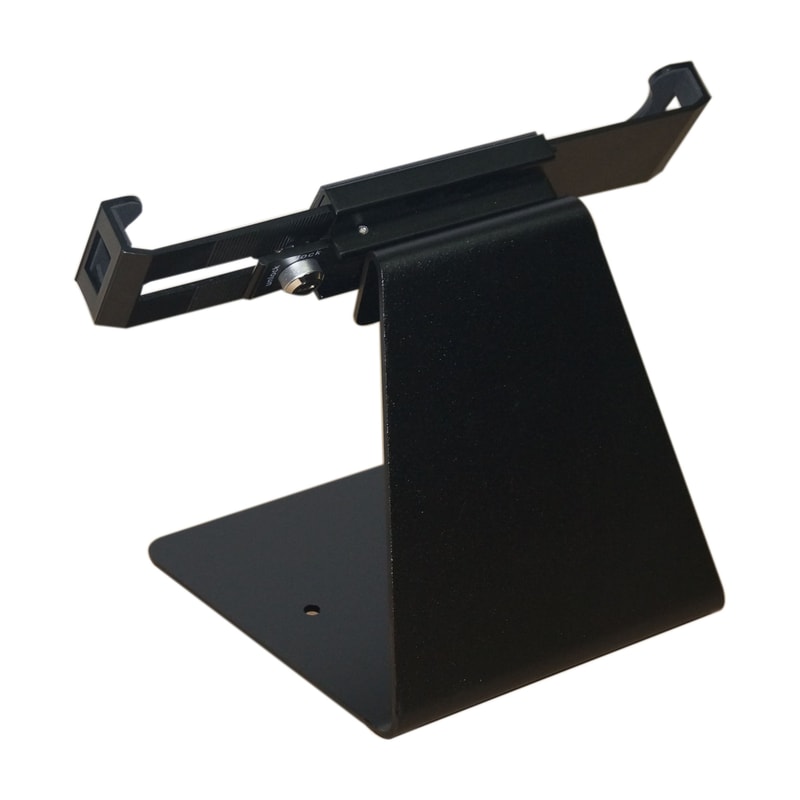 Lockable 360-Degree L-Shaped Tablet Stand