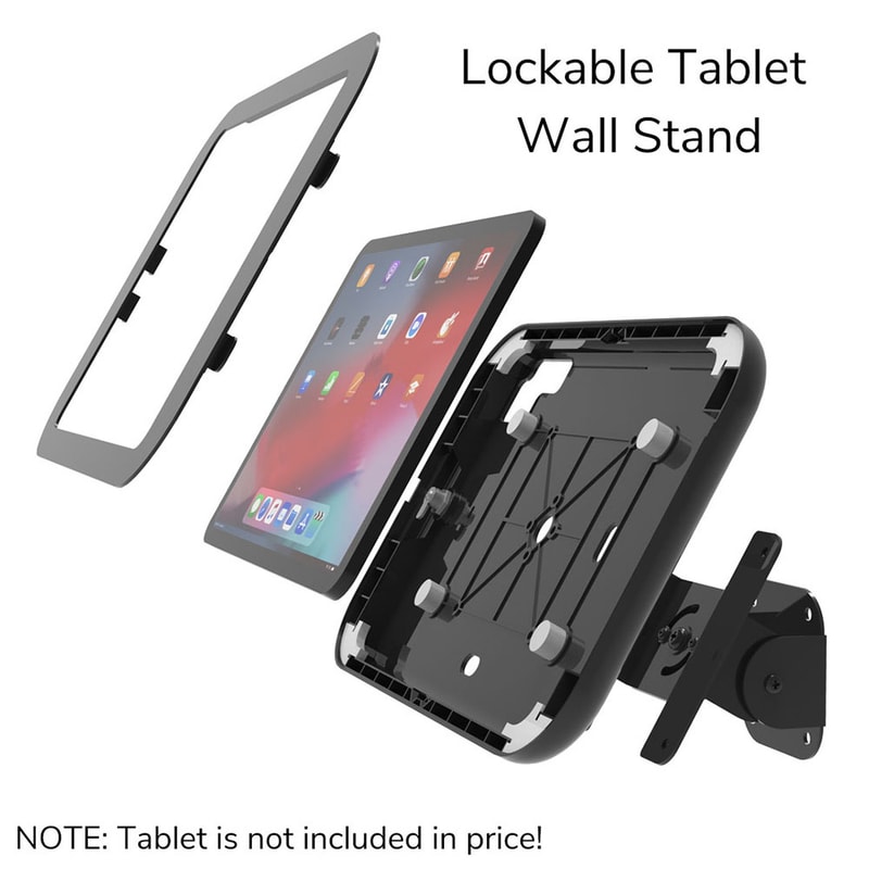 Lockable Counter and Wall Tablet Mount, construction view 1