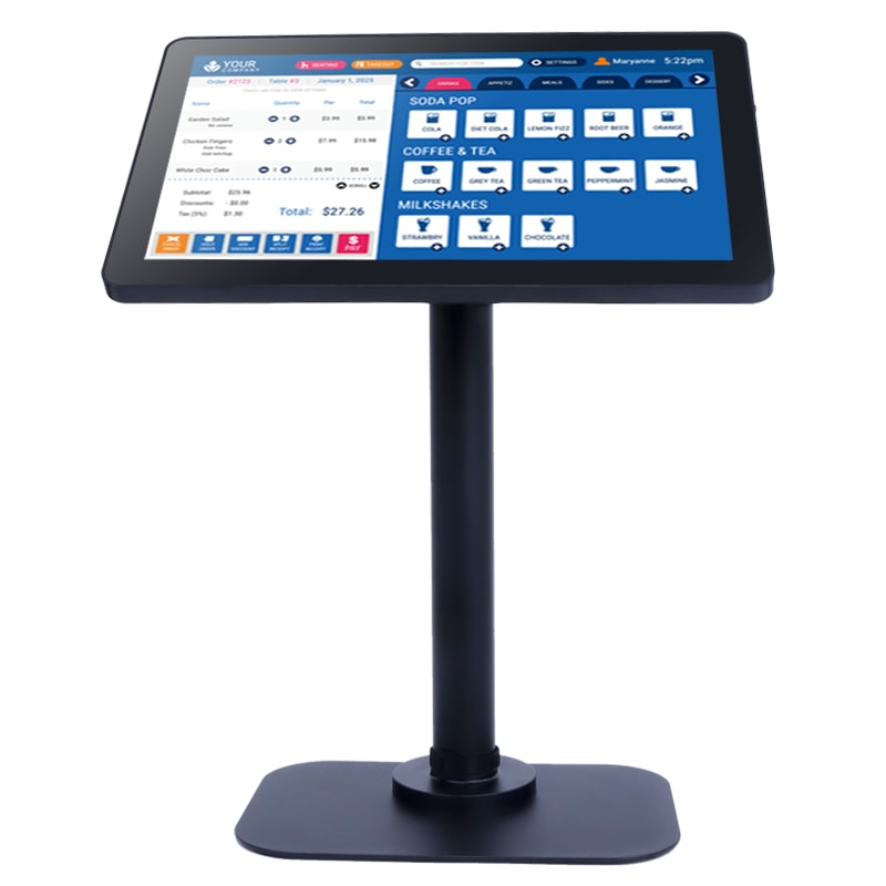 Height-Adjustable VESA POS Pole Mount