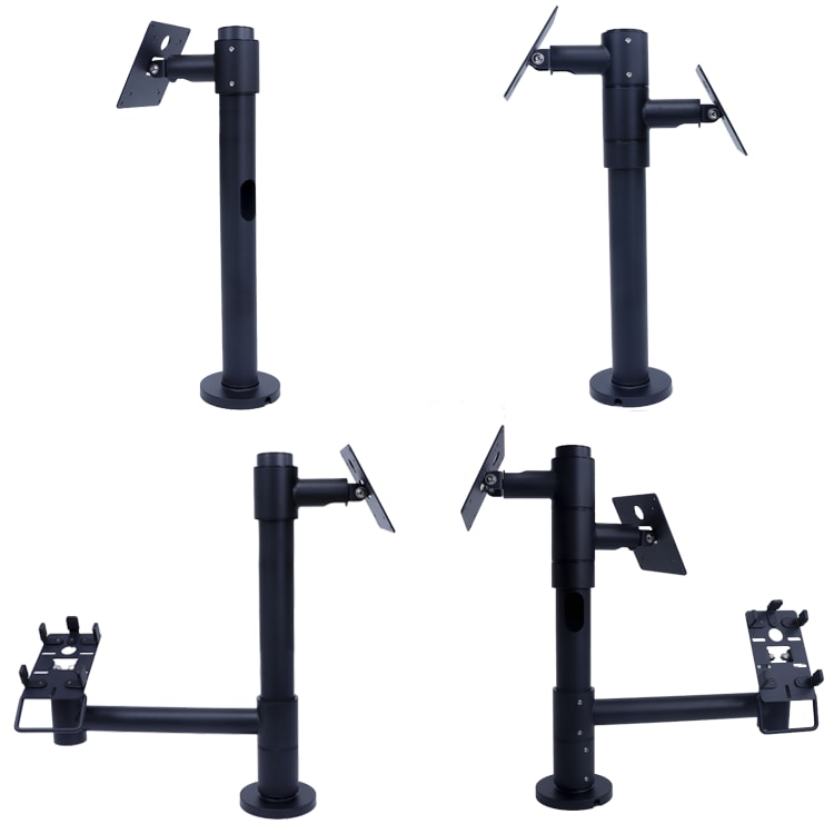Height-Adjustable VESA POS Pole Mount, configuration view 1