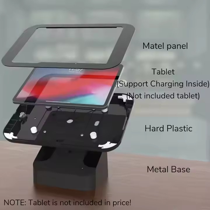 10-11 Inch Tablet POS Counter Stand, construction view 1