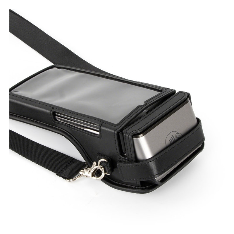 Handheld PU Leather POS Holster Case for Sunmi P3, feature view 2