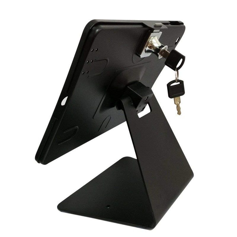 Lockable L-Shaped Desktop Tablet Stand, construction view 1