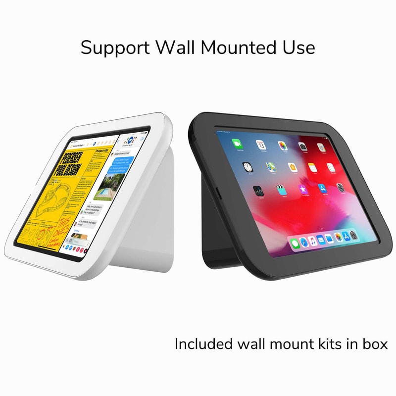 Lockable iPad Counter/Wall Mount, 9.7-11 Inch, application view 1