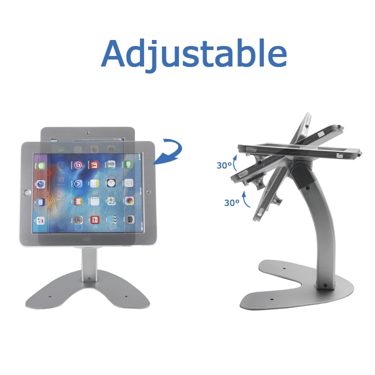 Lockable 9.7-Inch Tablet Display Stand, movement view 3