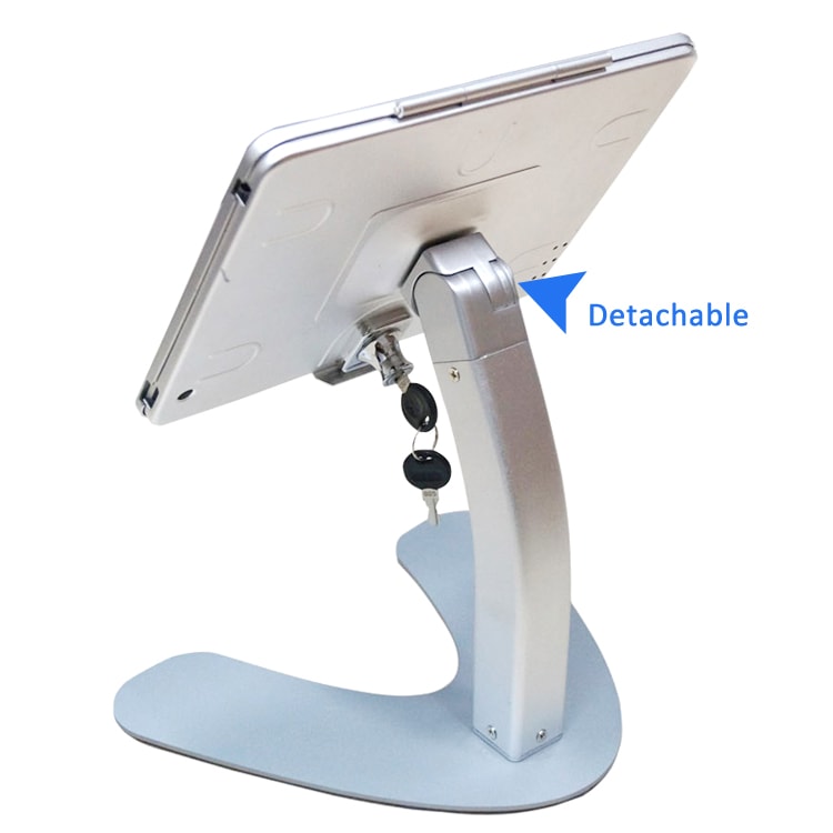 Lockable 9.7-Inch Tablet Display Stand, construction view 1