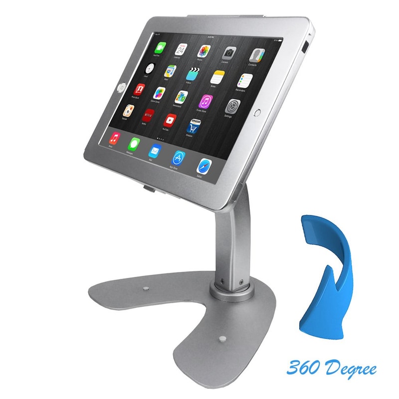 Lockable 9.7-Inch Tablet Display Stand, movement view 1