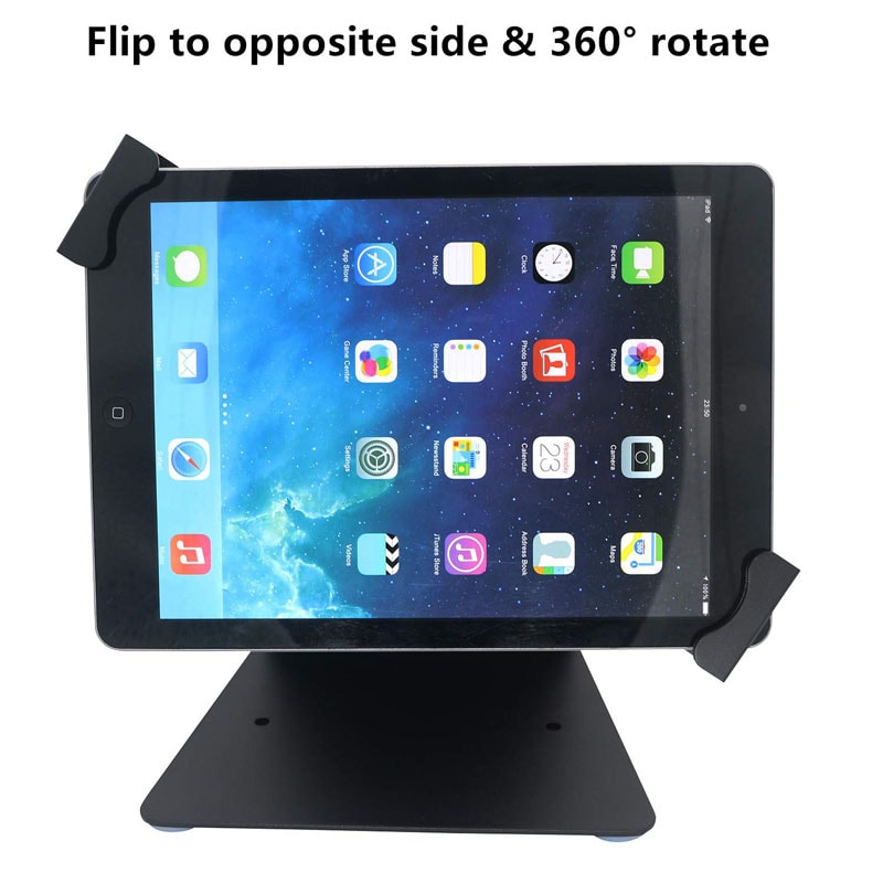 360° Lockable L-Shaped Tablet Stand, movement view 1