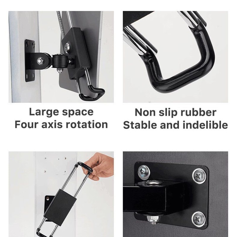 7-12 Inch Wall-Mount Tablet Holder, construction view 1