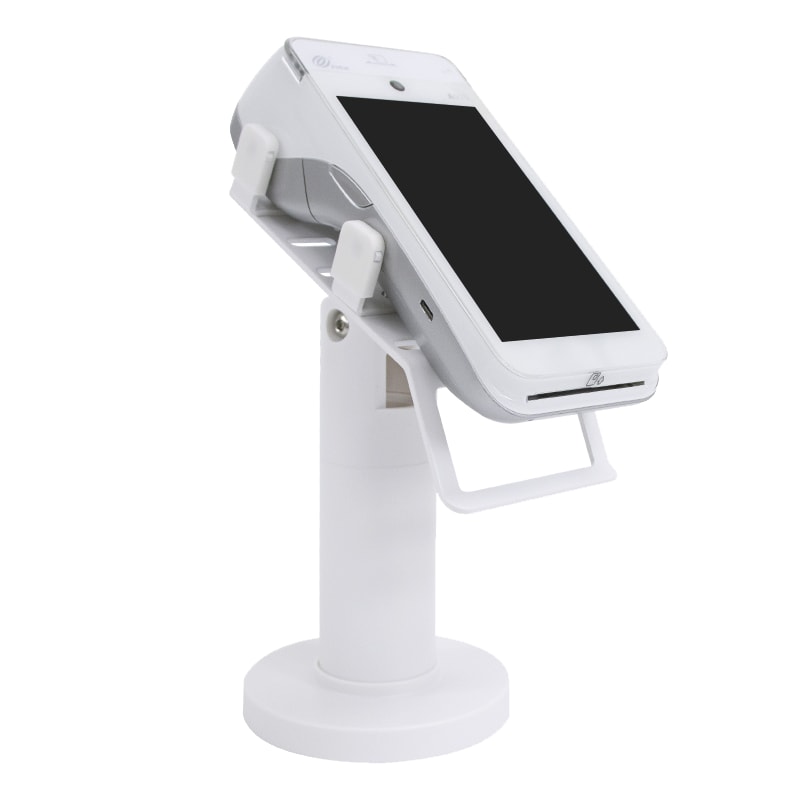 White Detachable Swivel POS Terminal Stand, customization reference 2